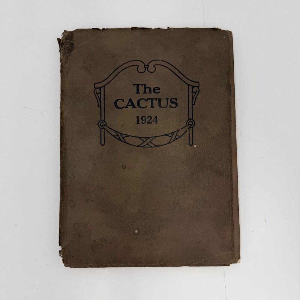 Vintage Marion High School, Marion Indiana "The Cactus" 1924 Yearbook